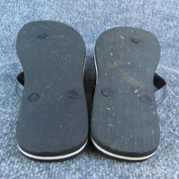 Goodfellow Men Flip Flop Sandals Size 9-10 Medium Black Synthetic Slip On - Picture 7 of 8